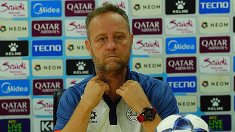 HLV Polking tự tin cùng CAHN đánh bại đội bóng Trung Quốc tại cúp châu Á